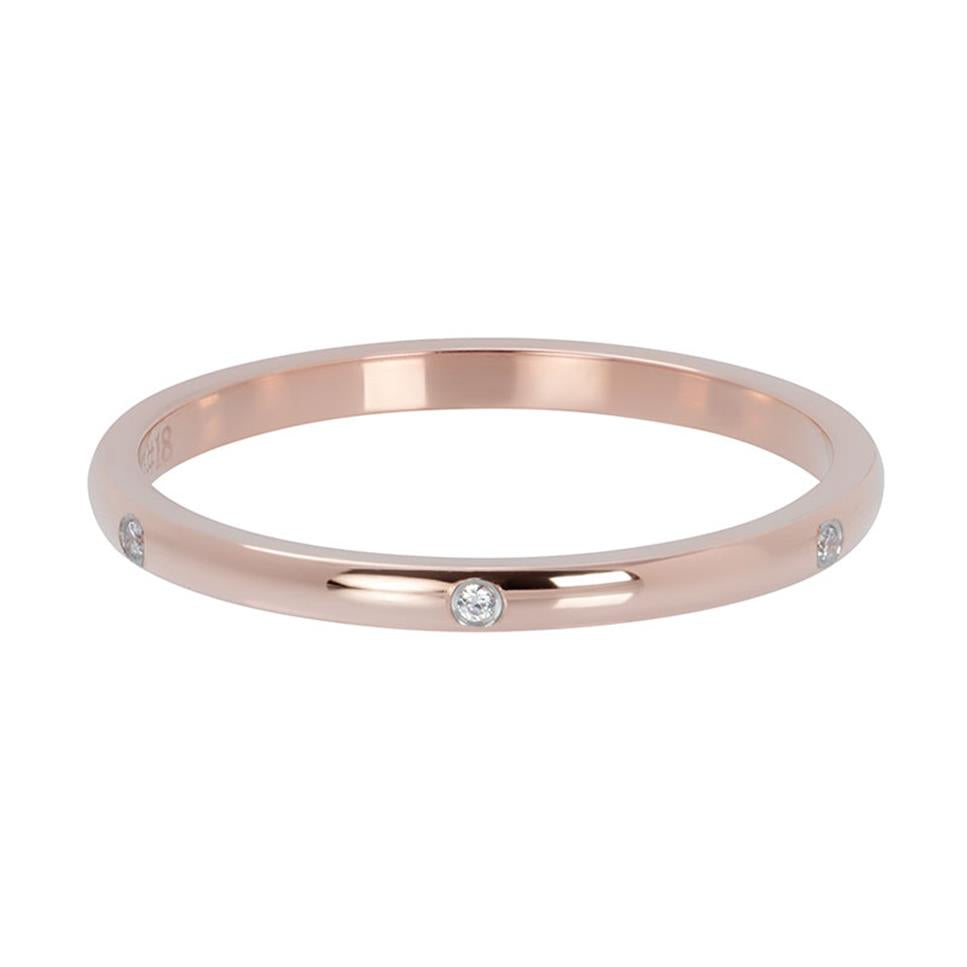 Anneau Recouvrant 2mm ROSE GOLD - 010 ( Bar à Bagues)