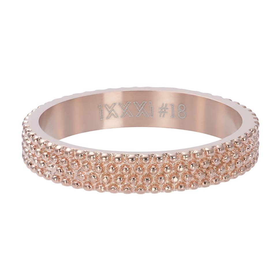 Anneau Recouvrant 4mm ROSE GOLD - 010 ( Bar à Bagues)