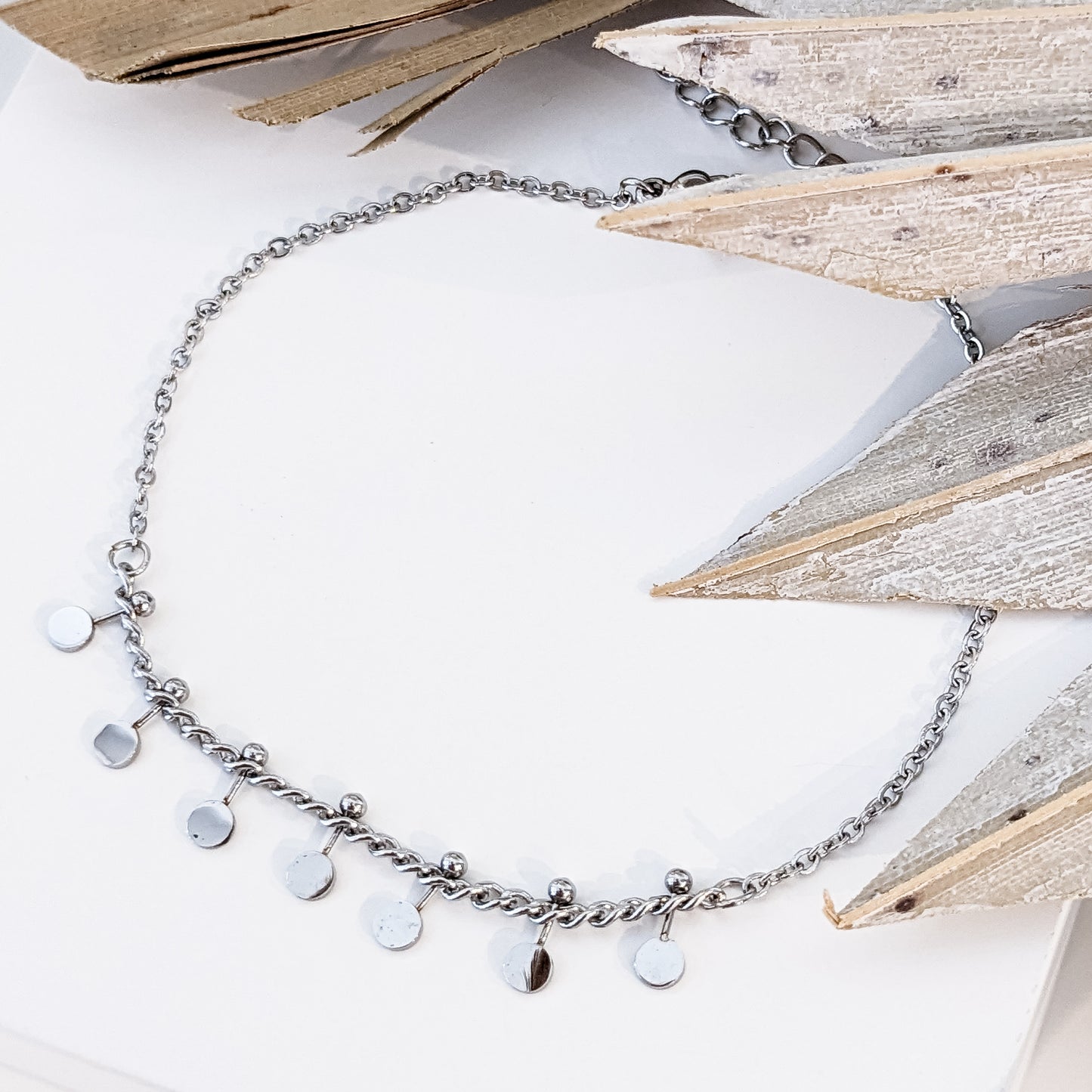 Bracelet " Multi Pampilles disques " Acier inoxydable 316L